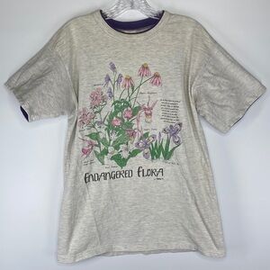 G-Tees Endangered Flora Tshirt Large Size Large